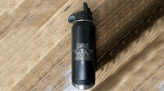 Custom Sheriff's Office 32 oz. Polar Camel Water Bottle